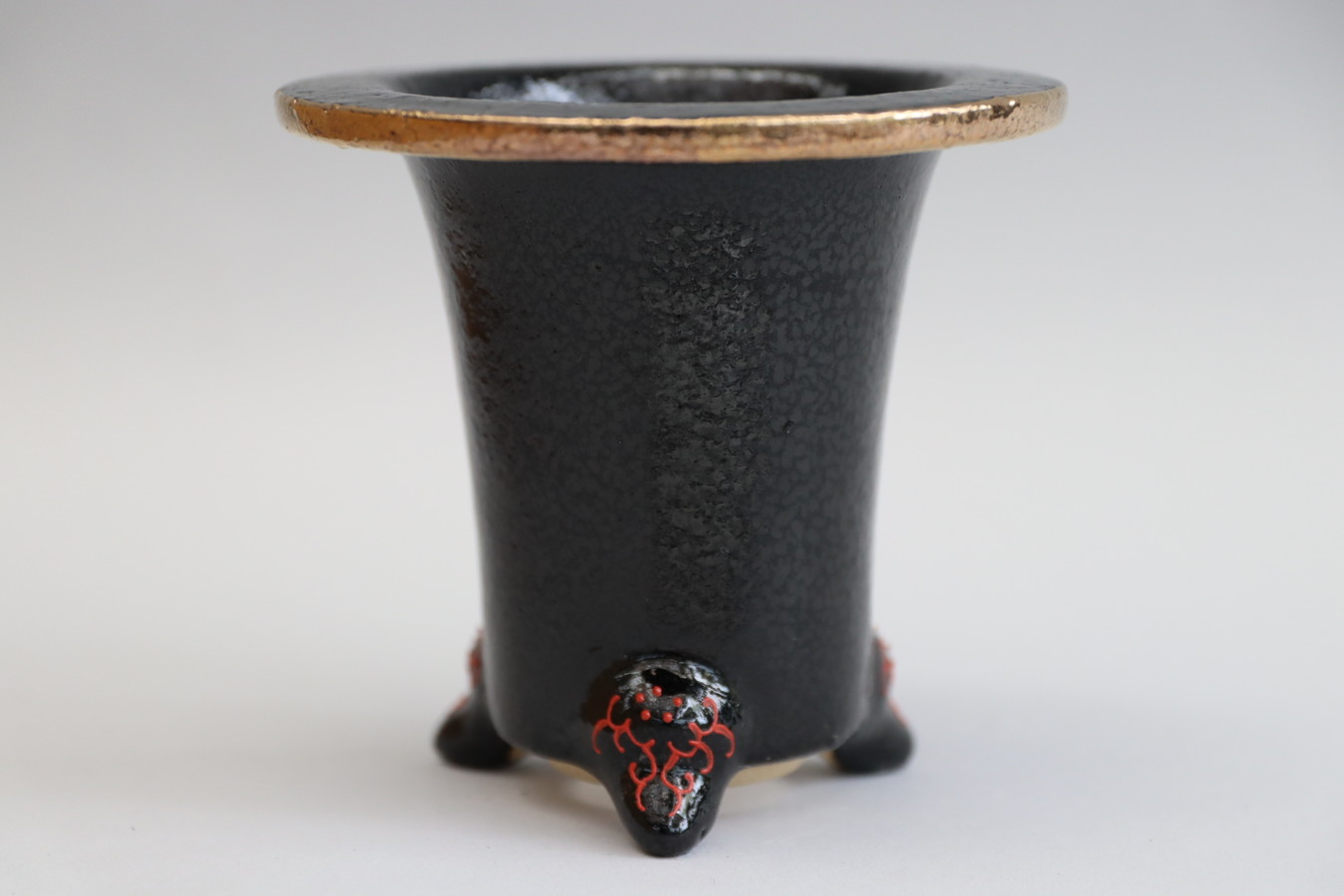 2002,縁金鉢 楽鉢 外径約10.4cm　中古？新古？